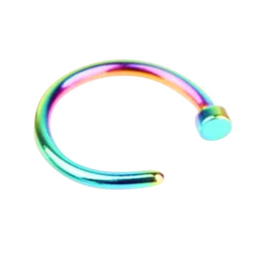 2018 New Medical Titanium Punk Clip on Fake Piercing Body Nose Lip Rings Unisex Nose Ring Women Septum Piercing Jewelry