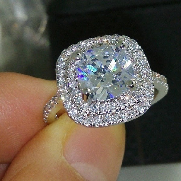 925 sterling silver 2019 new engagement Ring for women