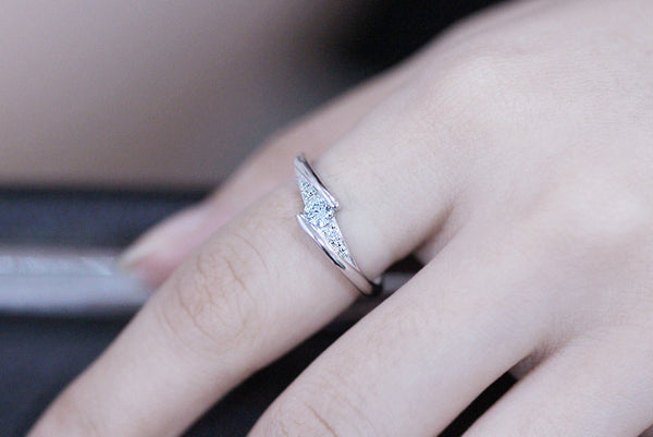 Cute Female Small Stone Ring 925 Silver Wedding Jewelry Promise Engagement Rings For Women 2019 Valentine's Day Gifts