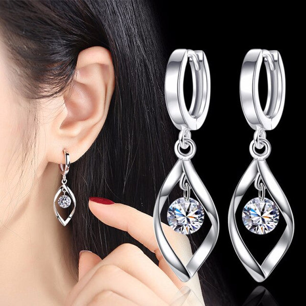 Minimalist 925 Sterling Silver Neclaces for Women Dainty Marquise AAA Sparking Bling Cubic Zircon CZ Necklace Choker SN005