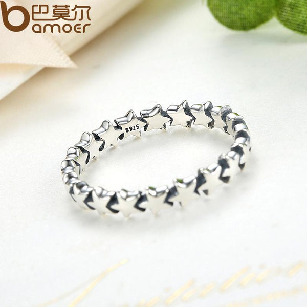 HOT SALE Silver 925 Stackable Finger Ring For Women Wedding 100% 925 Sterling Silver Jewelry 2019 HOT SELL