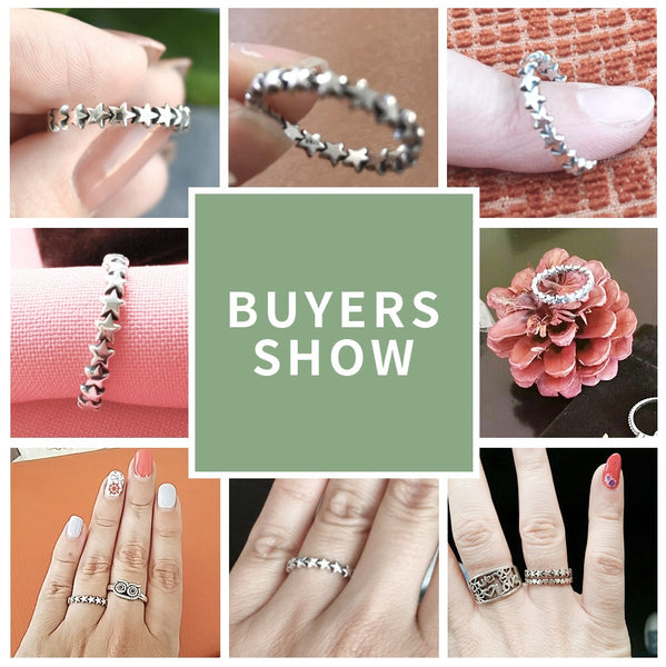 HOT SALE Silver 925 Stackable Finger Ring For Women Wedding 100% 925 Sterling Silver Jewelry 2019 HOT SELL