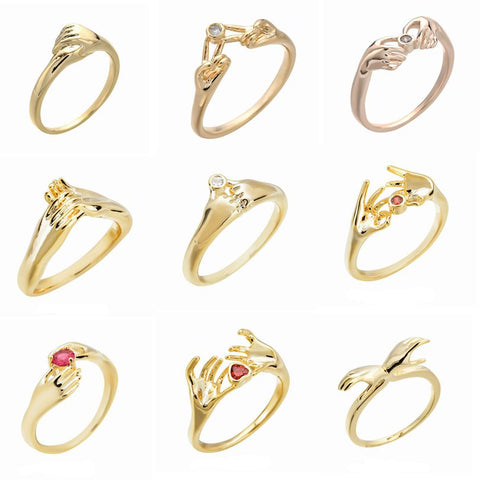 High-quality European and American fashionable small ring for women/girls wedding party jewelry gifts Jz-043