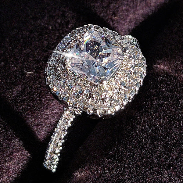 925 sterling silver 2019 new engagement Ring for women