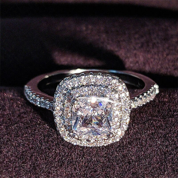 925 sterling silver 2019 new engagement Ring for women