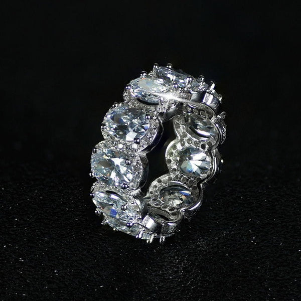 925 sterling silver wedding band eternity ring for women big gift for ladies love wholesale