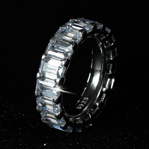 925 sterling silver wedding band eternity ring for women big gift for ladies love wholesale