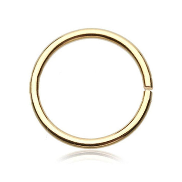 Stainless Steel Seamless Segment Rings Nose Hoops Ear Piercing Tragus Nose Rings Ear Cartiliage Tragus Sexy Body Jewelry